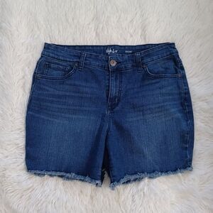 Jean Shorts Raw Hem 5" Inseam